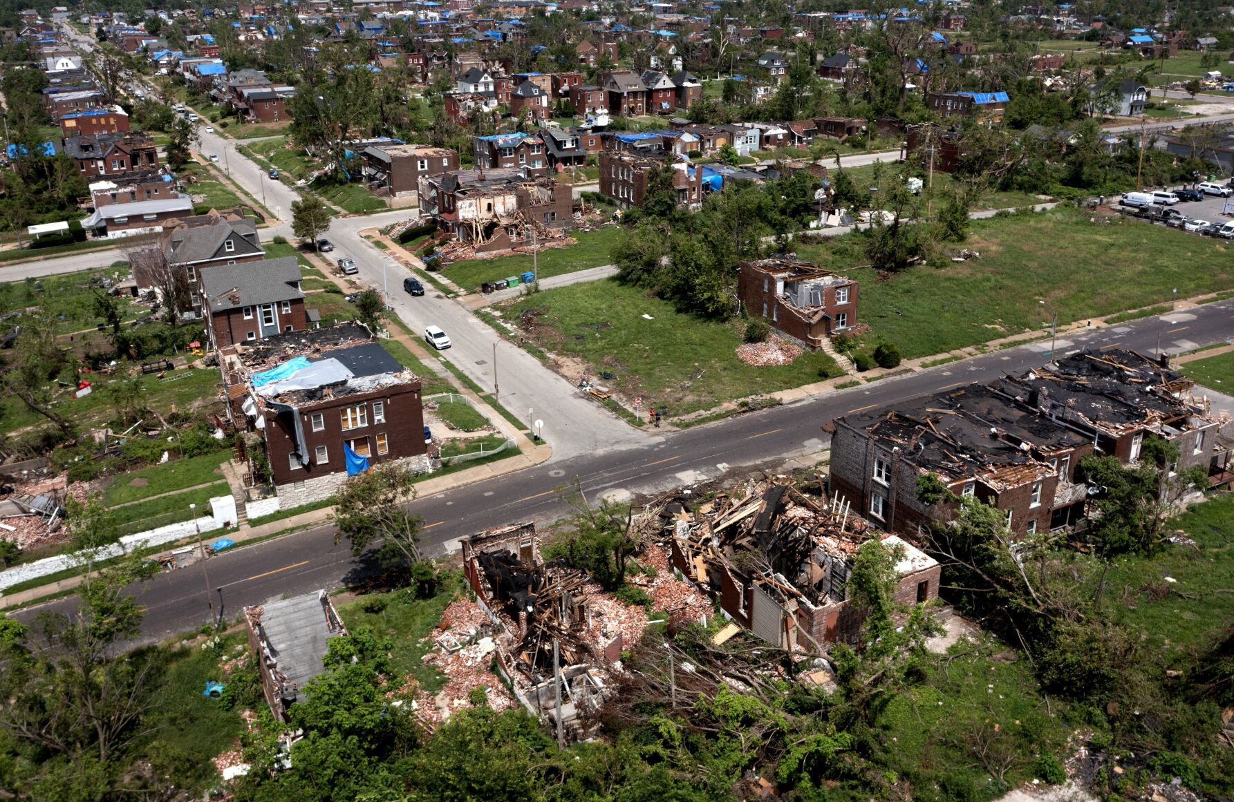 Tornado debris cleanup